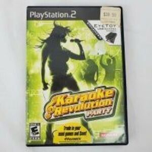 PS2 Karaoke Revolution Party Game, play Station